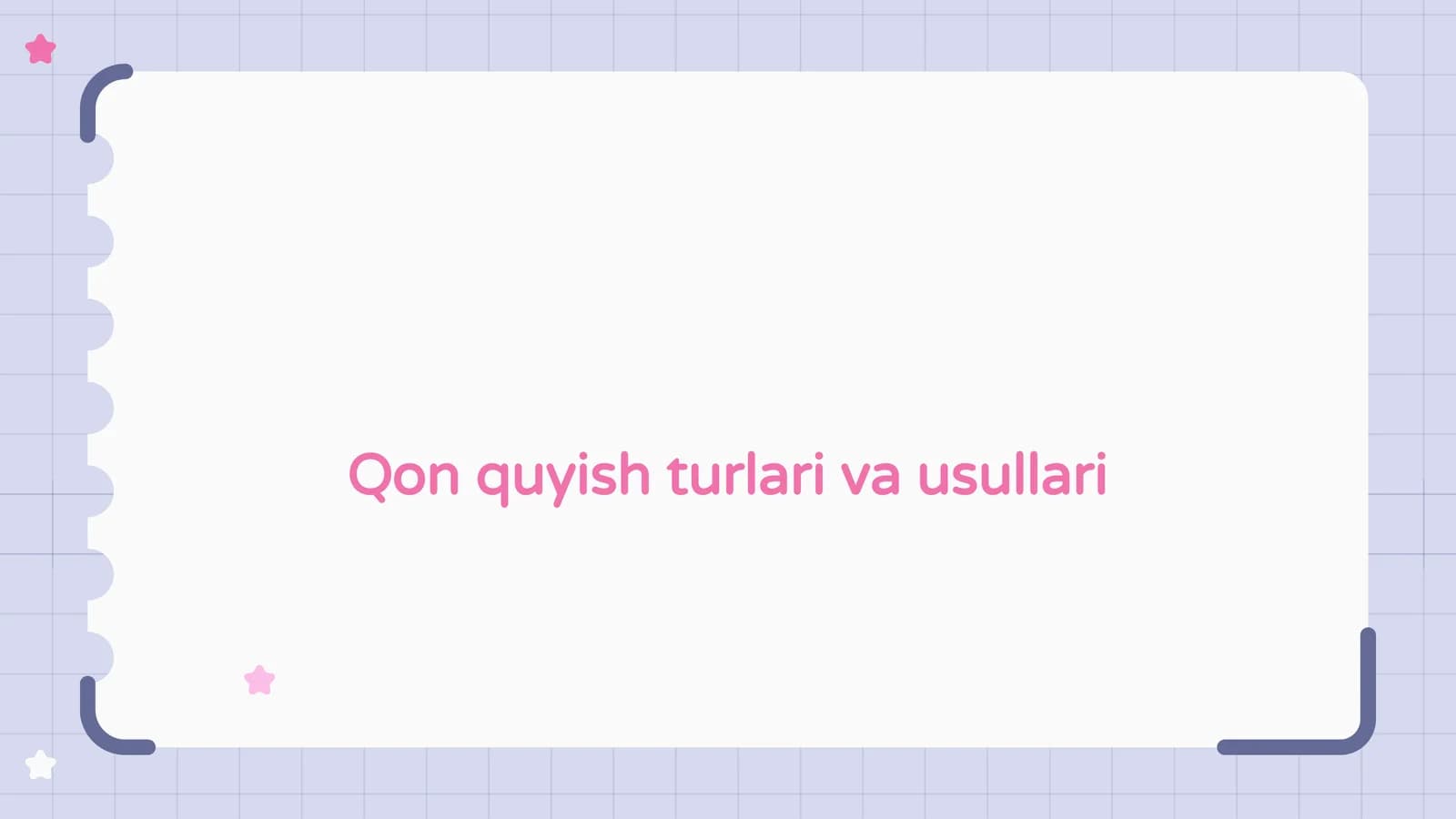 Qon quyish turlari va usullari