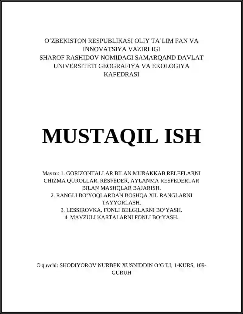 Gorizontal chizma qurollari