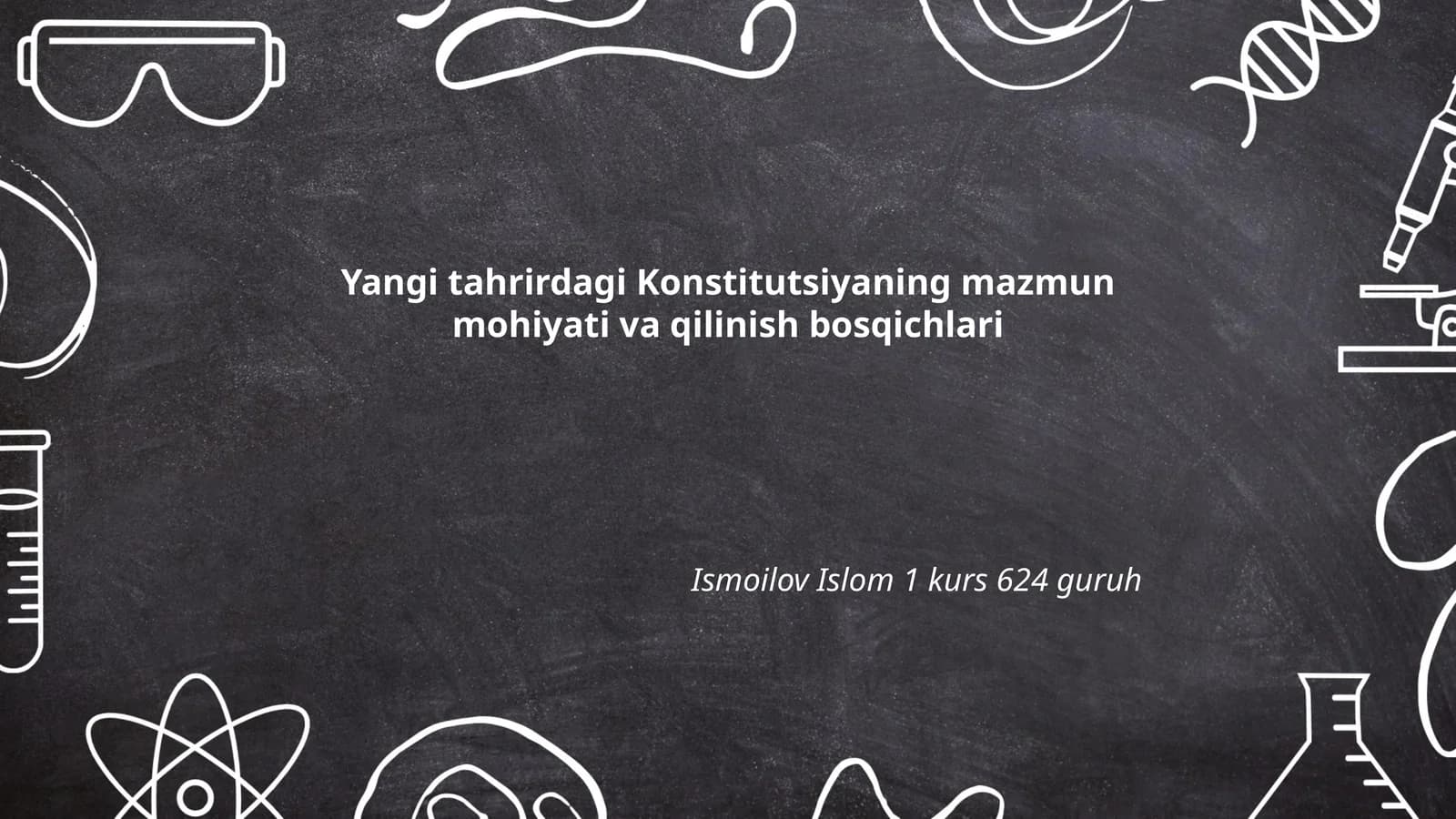 Yangi tahrirdagi Konstitutsiyaning mazmun mohiyati va qilinish bosqichlari