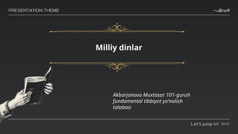 Milliy dinlar