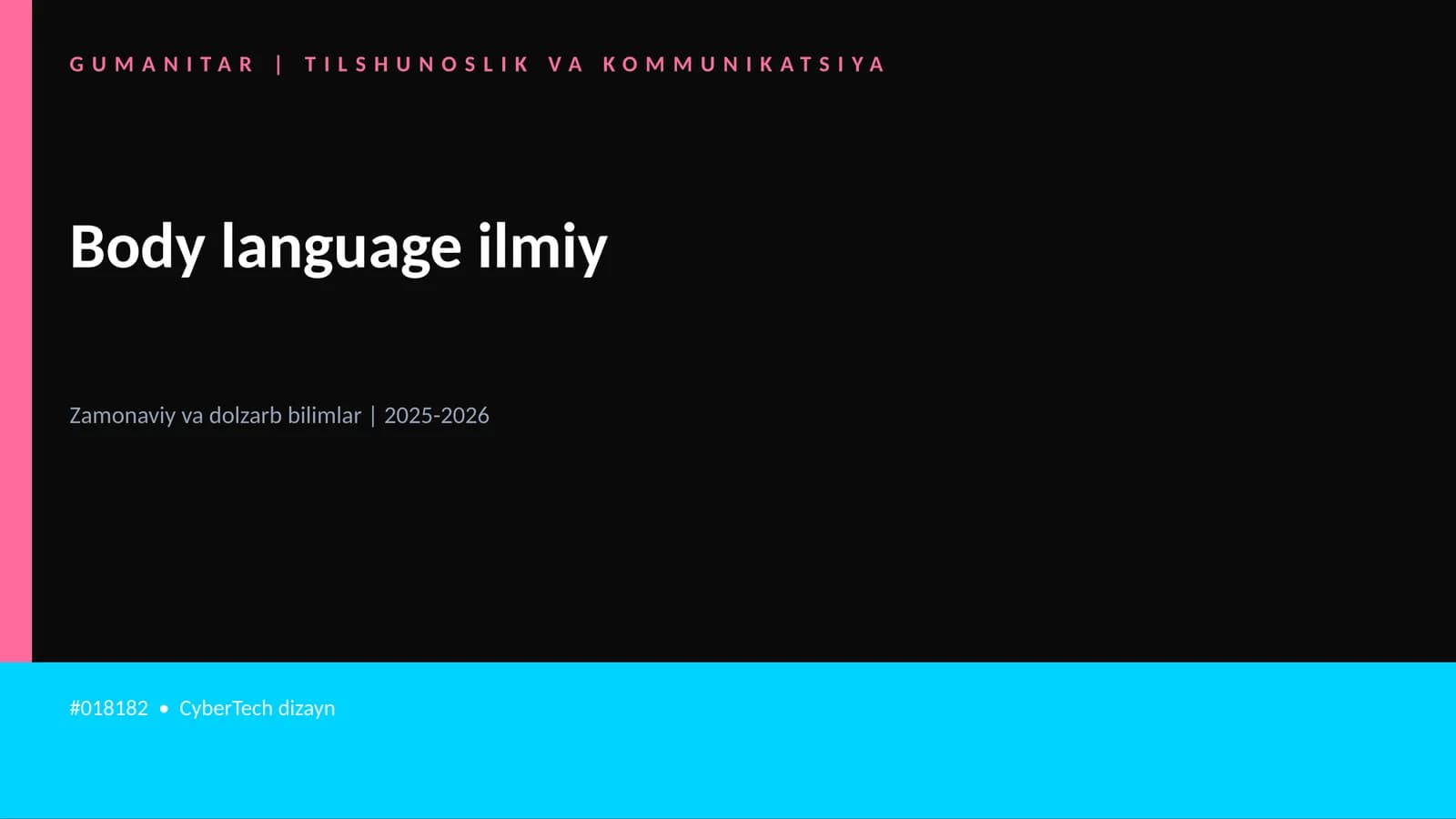 Body language ilmiy