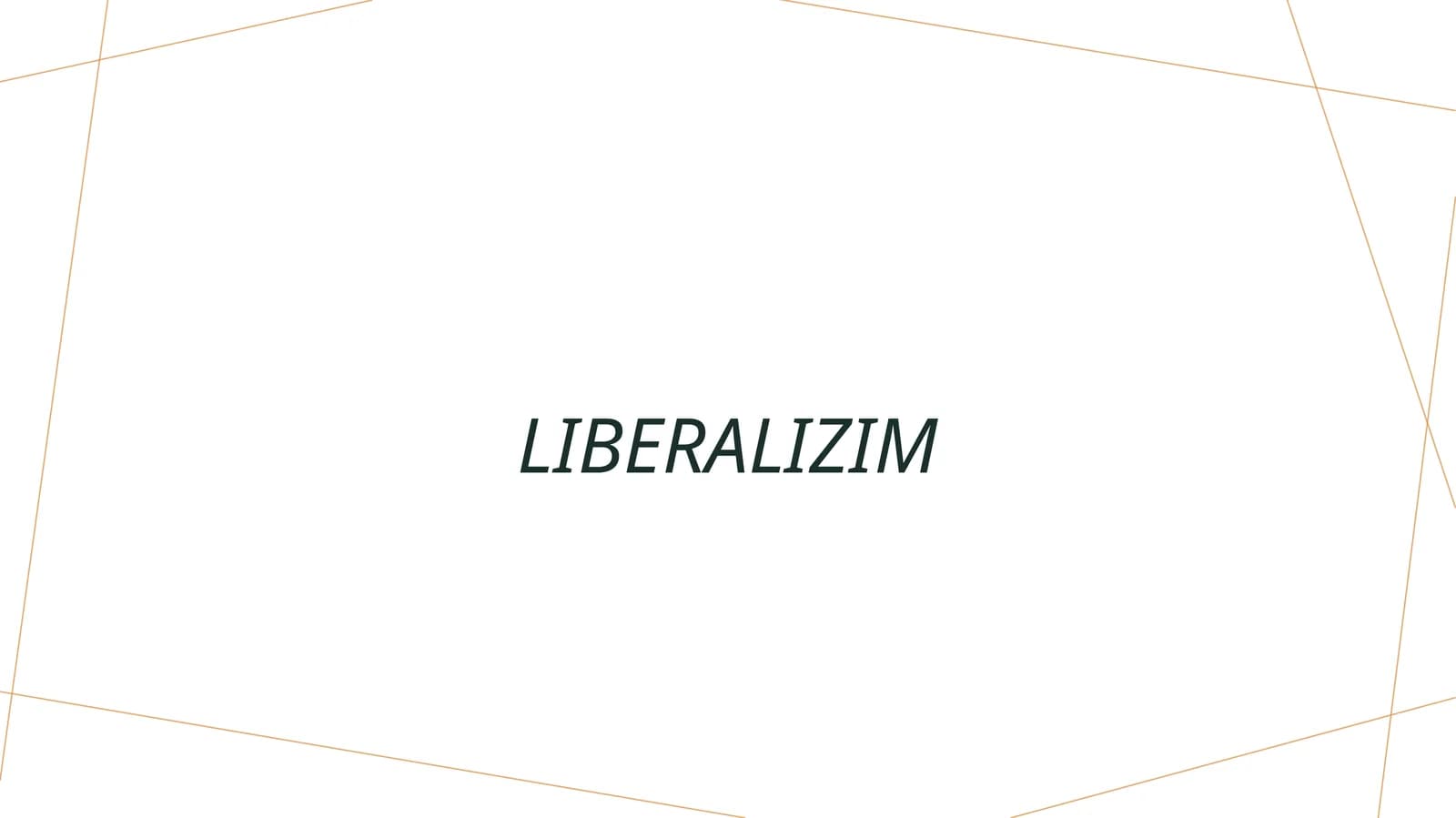 Liberalizim