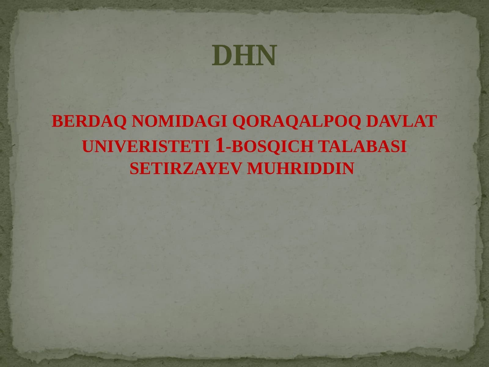 HUQUQ NORMALARINI SHARXLASH