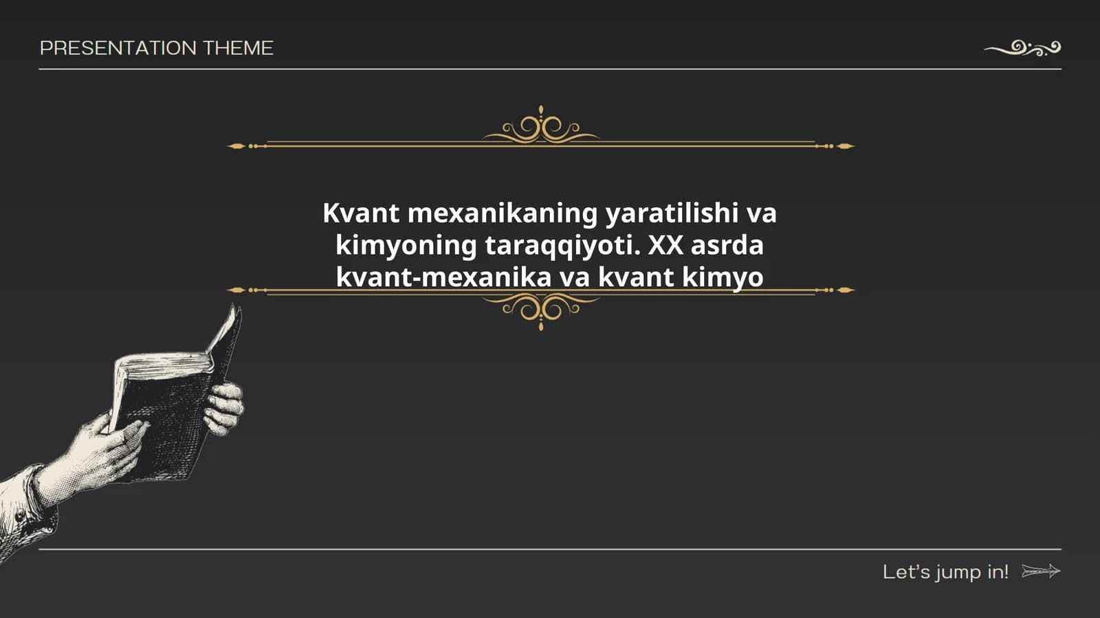 Kvant mexanikasining yaratilishi va kimyoning taraqqiyoti