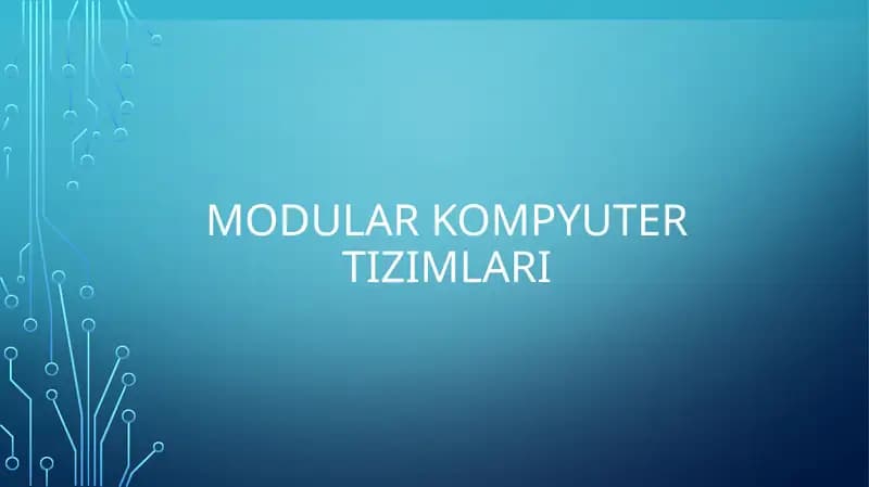 Modular kompyuter tizimlari