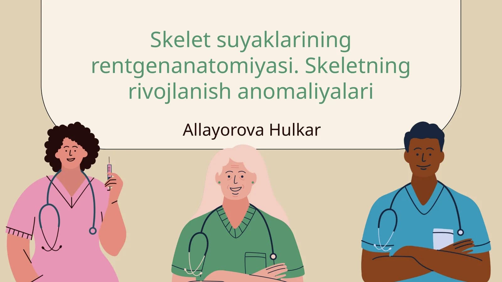 Skelet suyaklarining rentgenanatomiyasi. Skeletning rivojlanish anomaliyalari