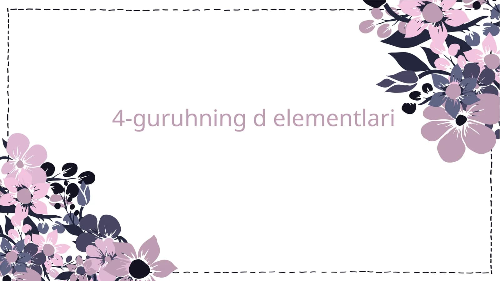 4-guruhningd elementlari