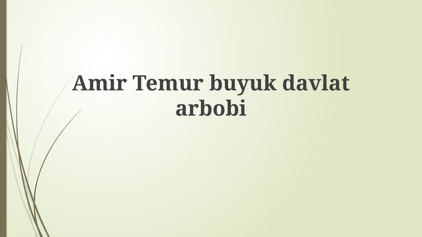 Amir Temurbuyukdavlatarbobi