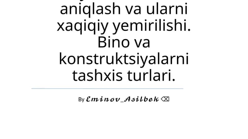 Bino fizikasi, yemirilish va tuzilma mustahkamlash