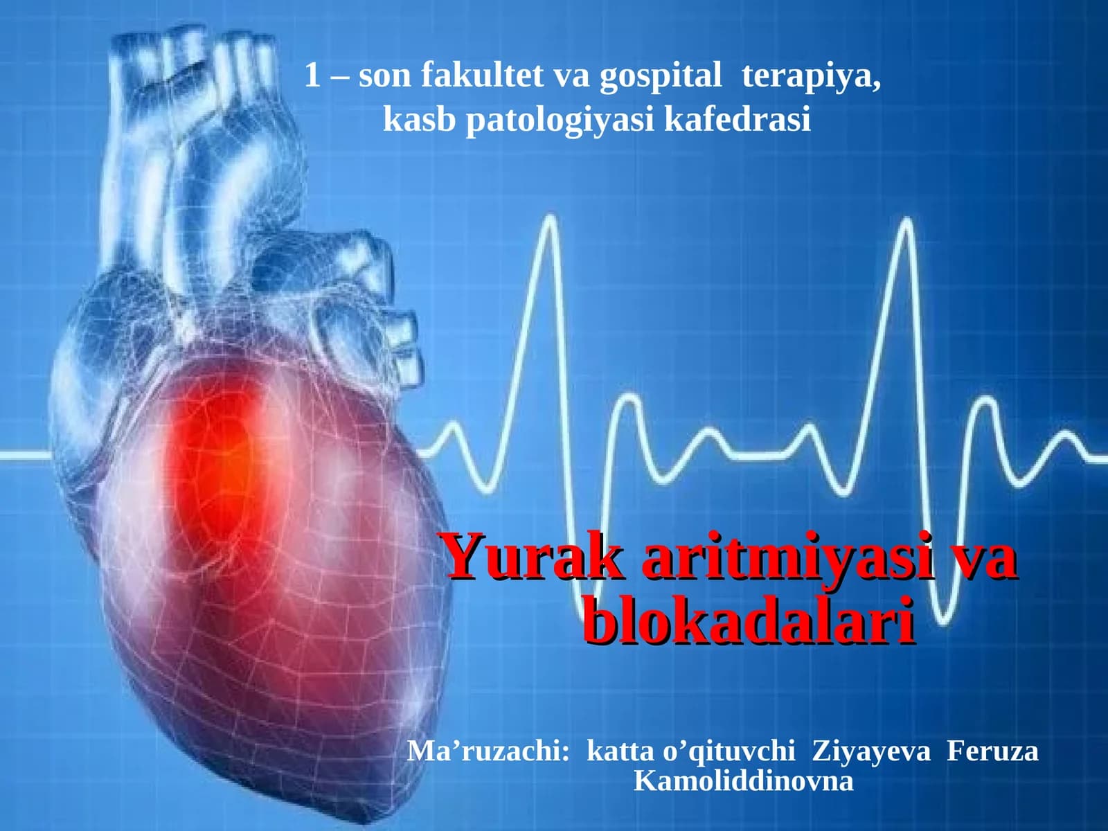 Yurak aritmiyasi va blokadalari