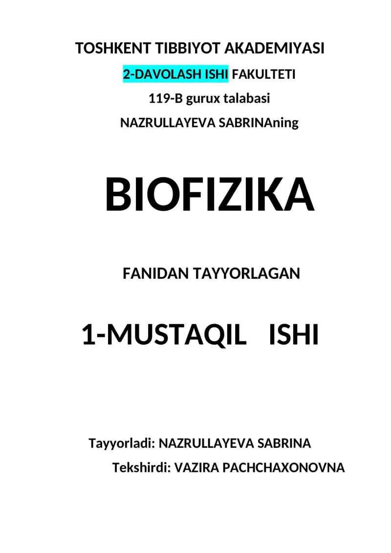 Yumshoq muskul to’qimasining mexanik xossalari