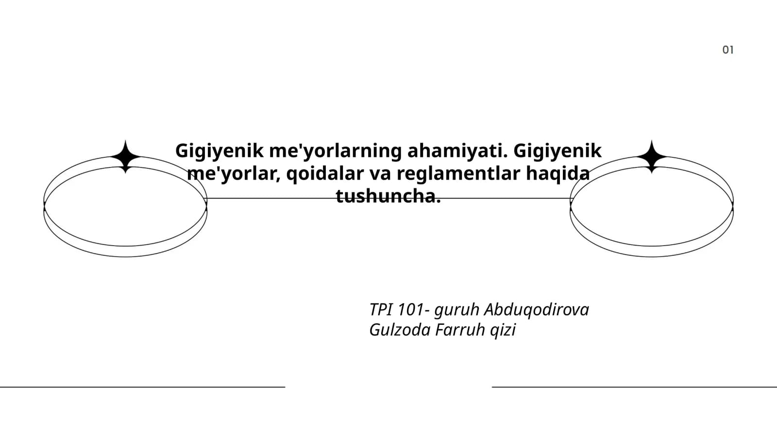 Gigiyenik me'yorlarning ahamiyati
