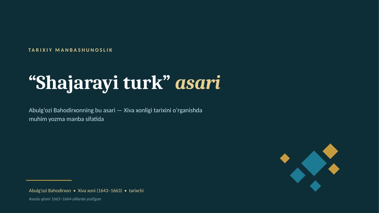 Shajarayi turk