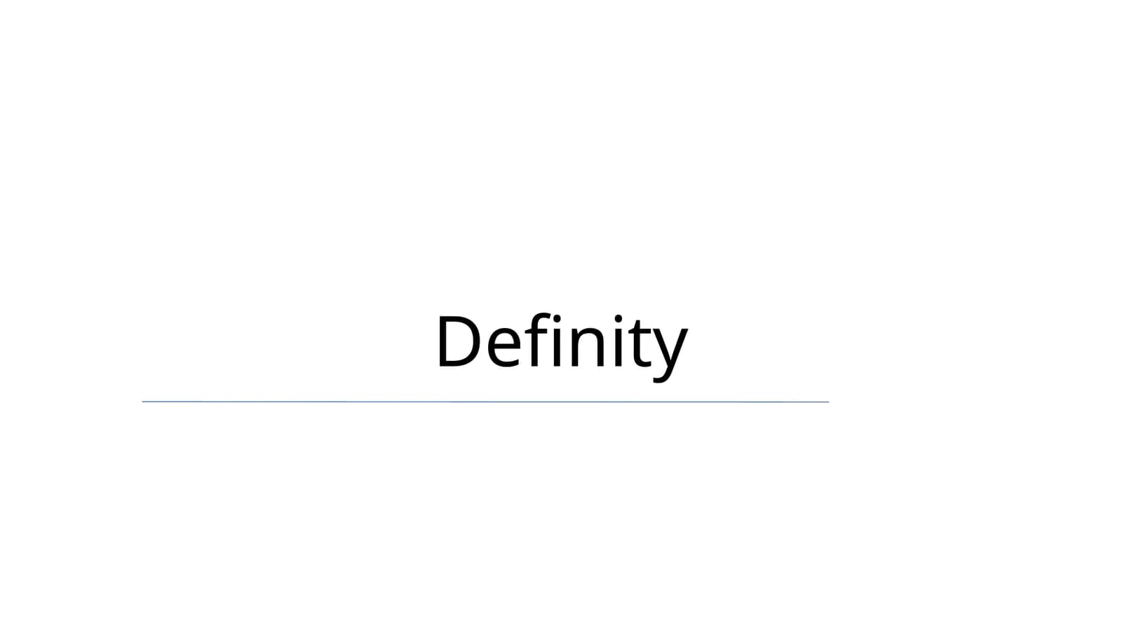 Definity