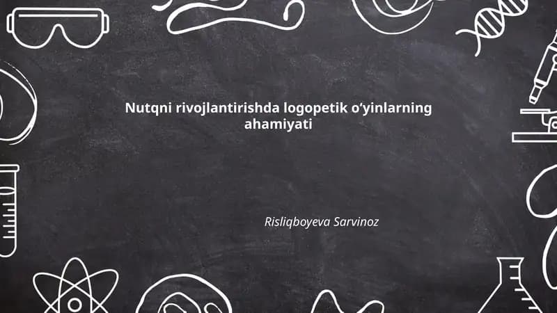 Logopetik oʻyinlar