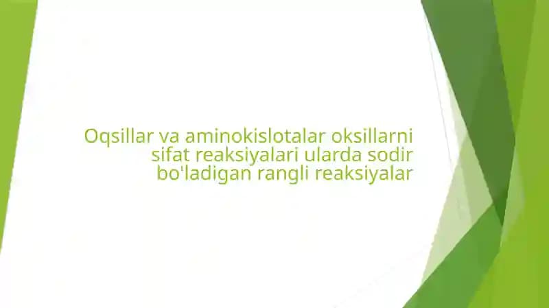 Aminokislotalar