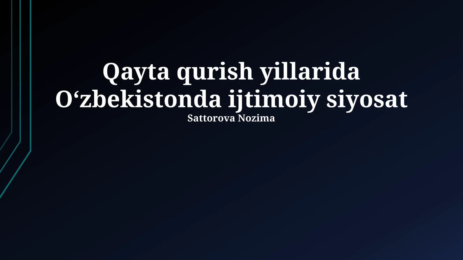 Ijtimoiy himoya va pensiya ta'minoti