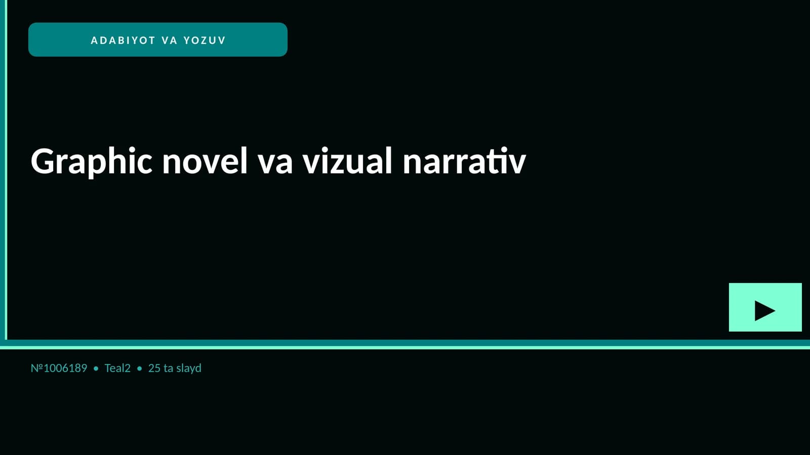 ADABIYOT VA YOZUV