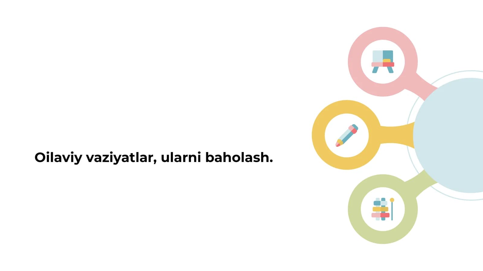 Oilaviy vaziyatlar, ularni baholash.