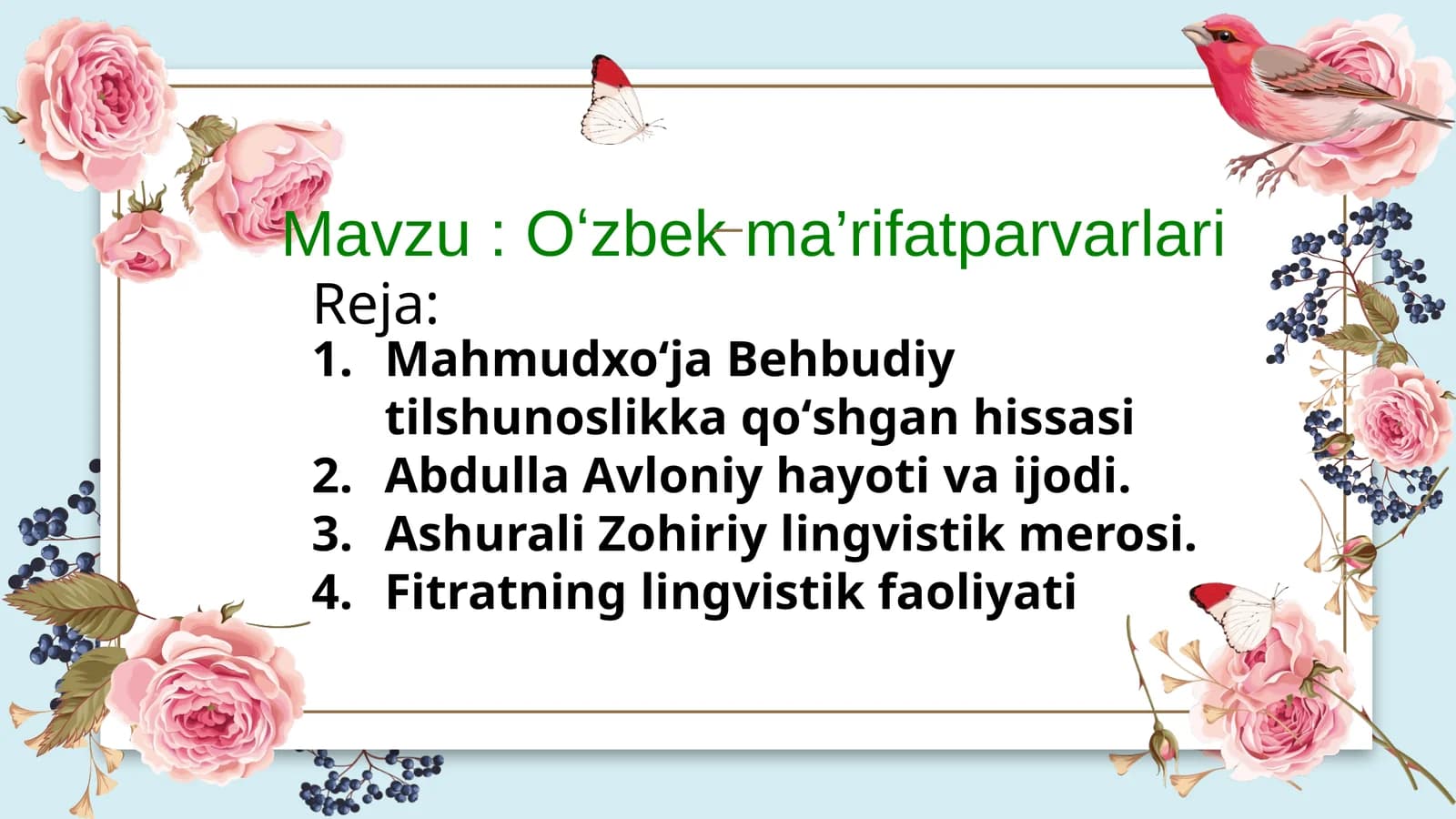 Oʻzbek ma’rifatparvarlari