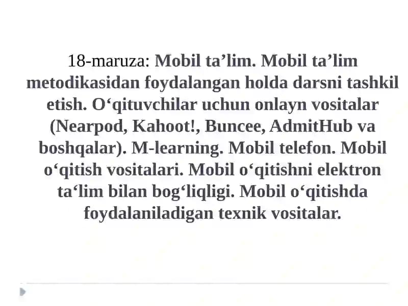 Mobil ta’lim