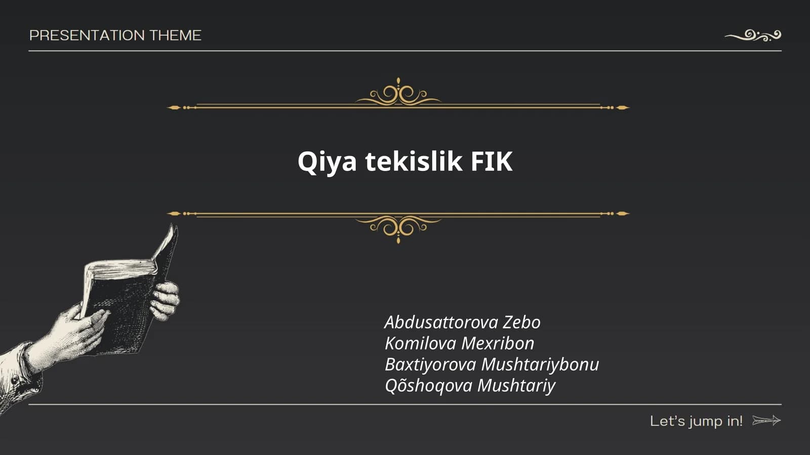 Qiya tekislik FIK