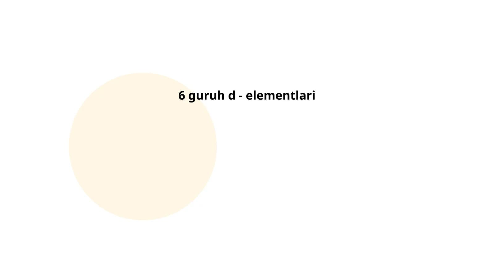 6 guruh d - elementlari