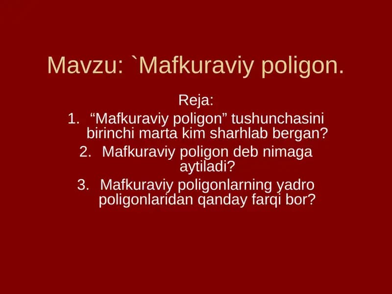 Mafkuraviy poligon