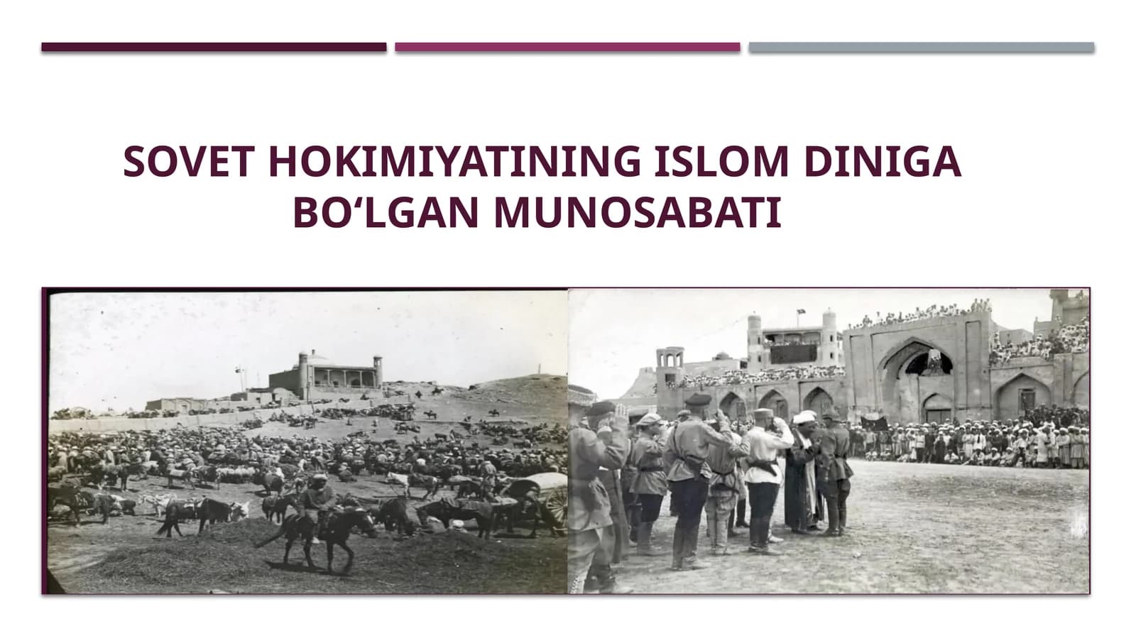 Sovet hokimiyatining Islom diniga boʻlgan munosabati
