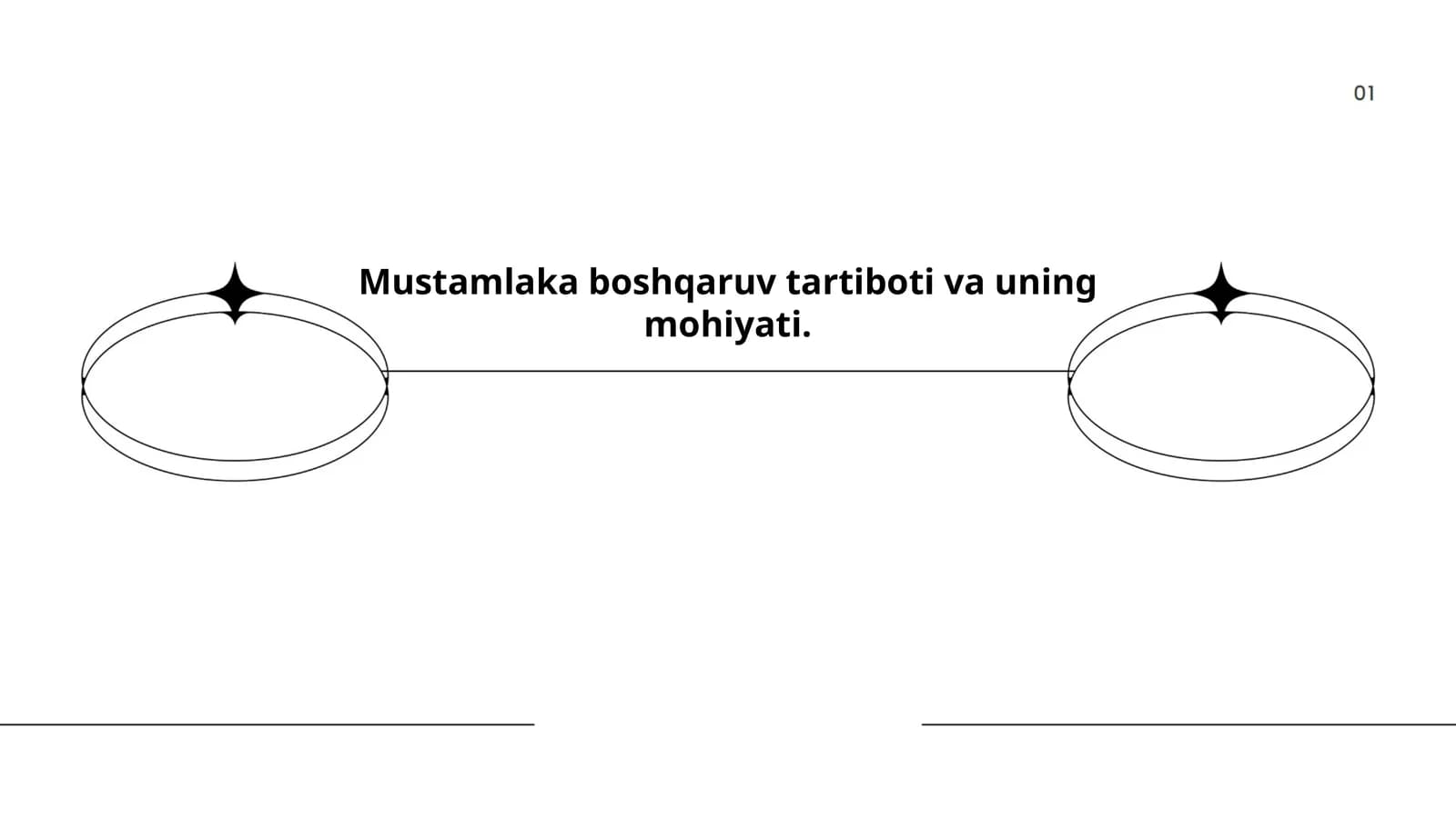 Mustamlaka boshqaruv tartiboti va uning mohiyati