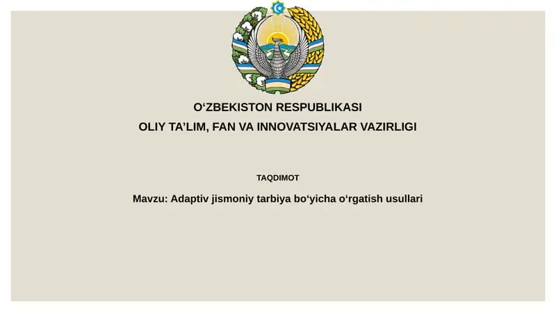 Adaptiv jismoniy tarbiya