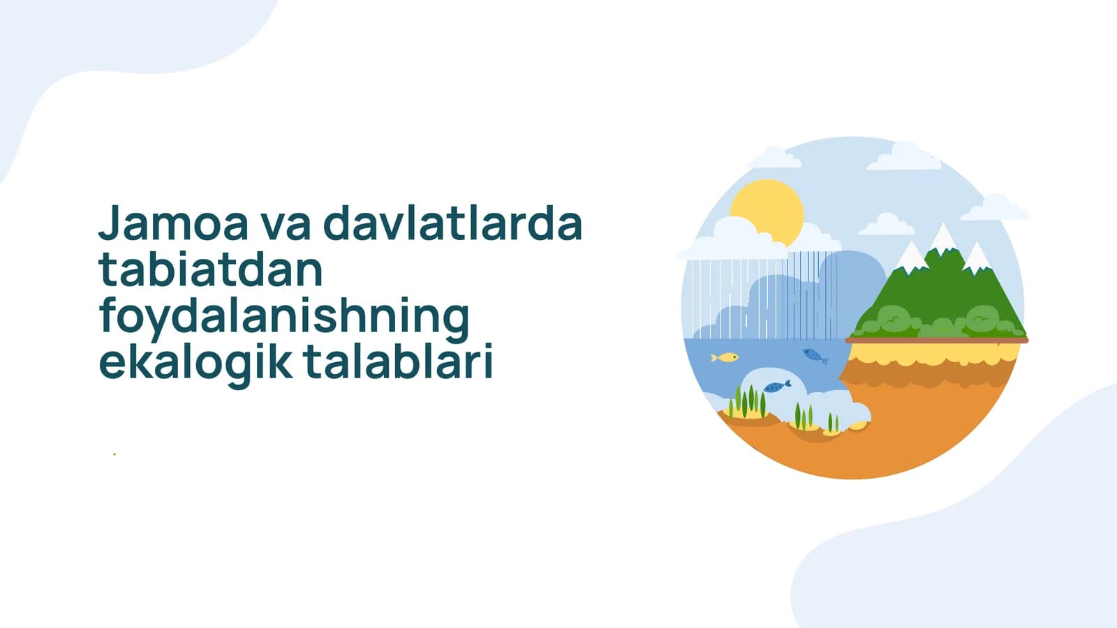 Ekologik talablar