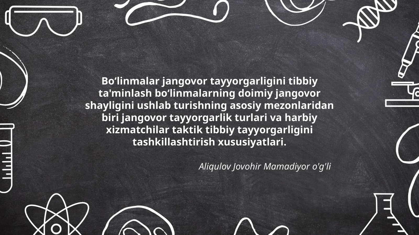 Boʻlinmalar jangovor tayyorgarligi