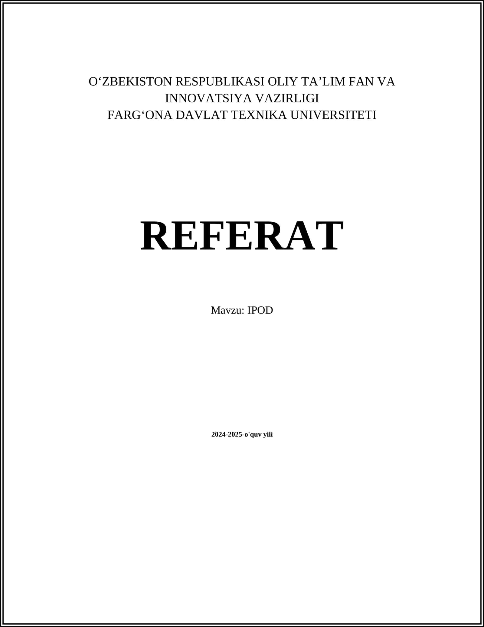 IPOD