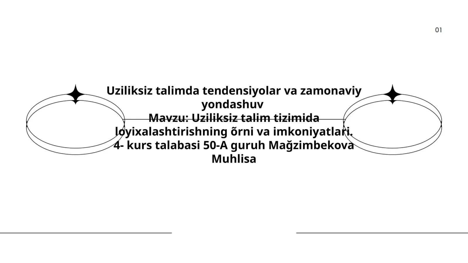 Uziliksiz talimda tendensiyolar va zamonaviy yondashuv