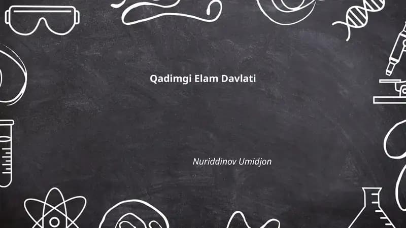 Qadimgi Elam Davlati