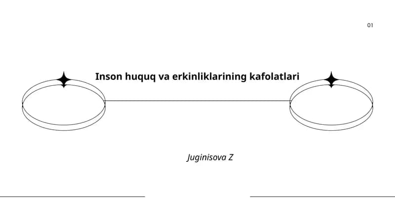 Inson huquq va erkinliklarining kafolatlari