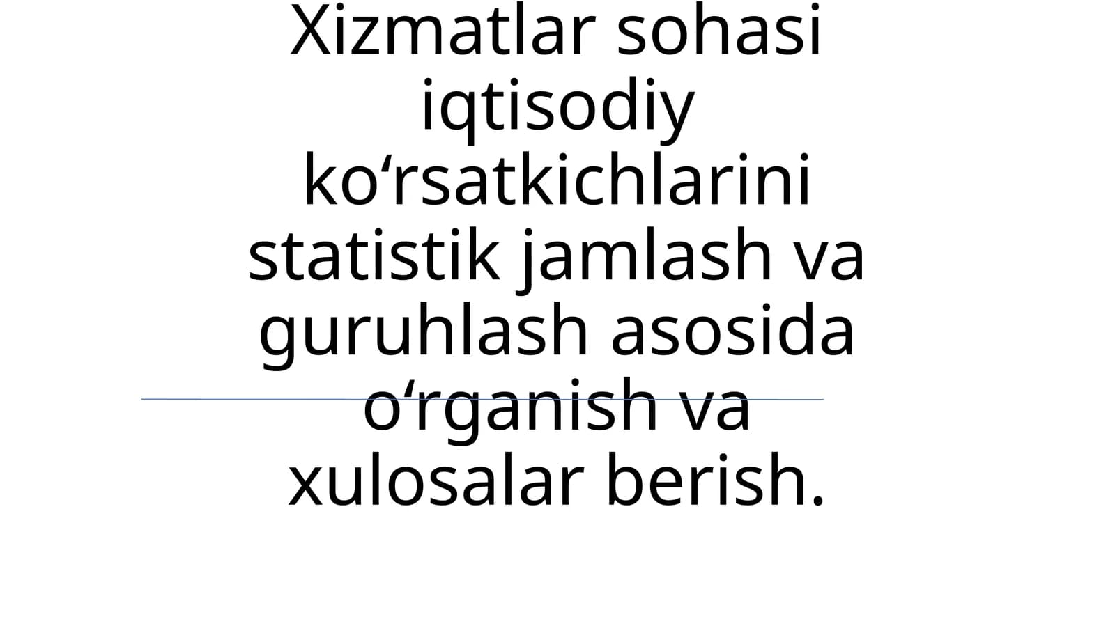 Statistik Ma'lumotlarni To'plash va Tahlil Qilish Usullari