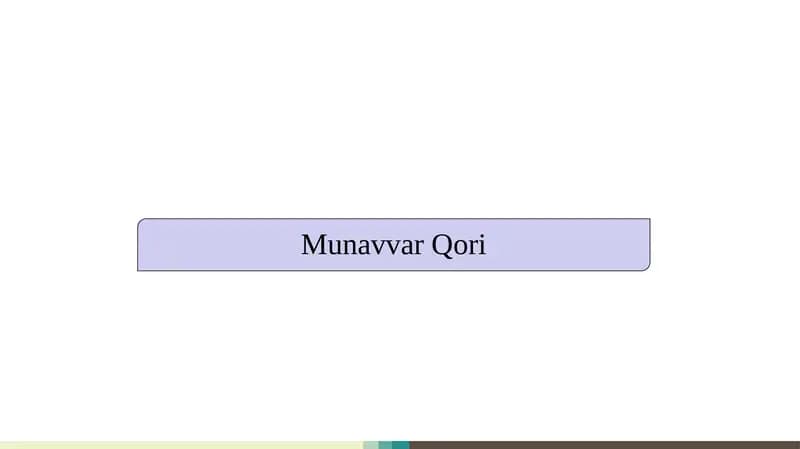 Munavvar Qori