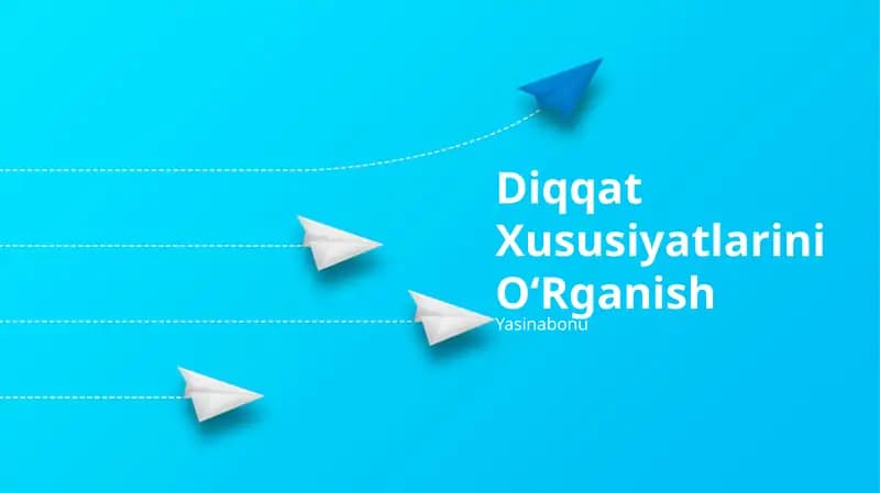 Diqqat Xususiyatlarini O‘Rganish