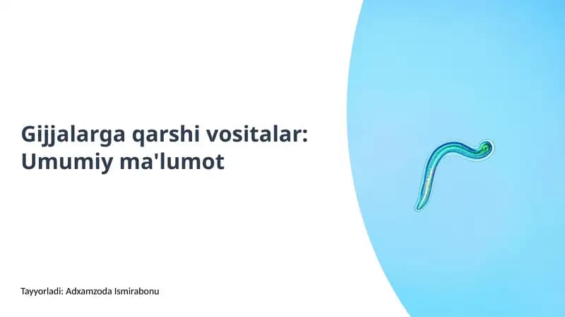 Gijjalarga qarshi vositalar: Umumiy ma'lumot