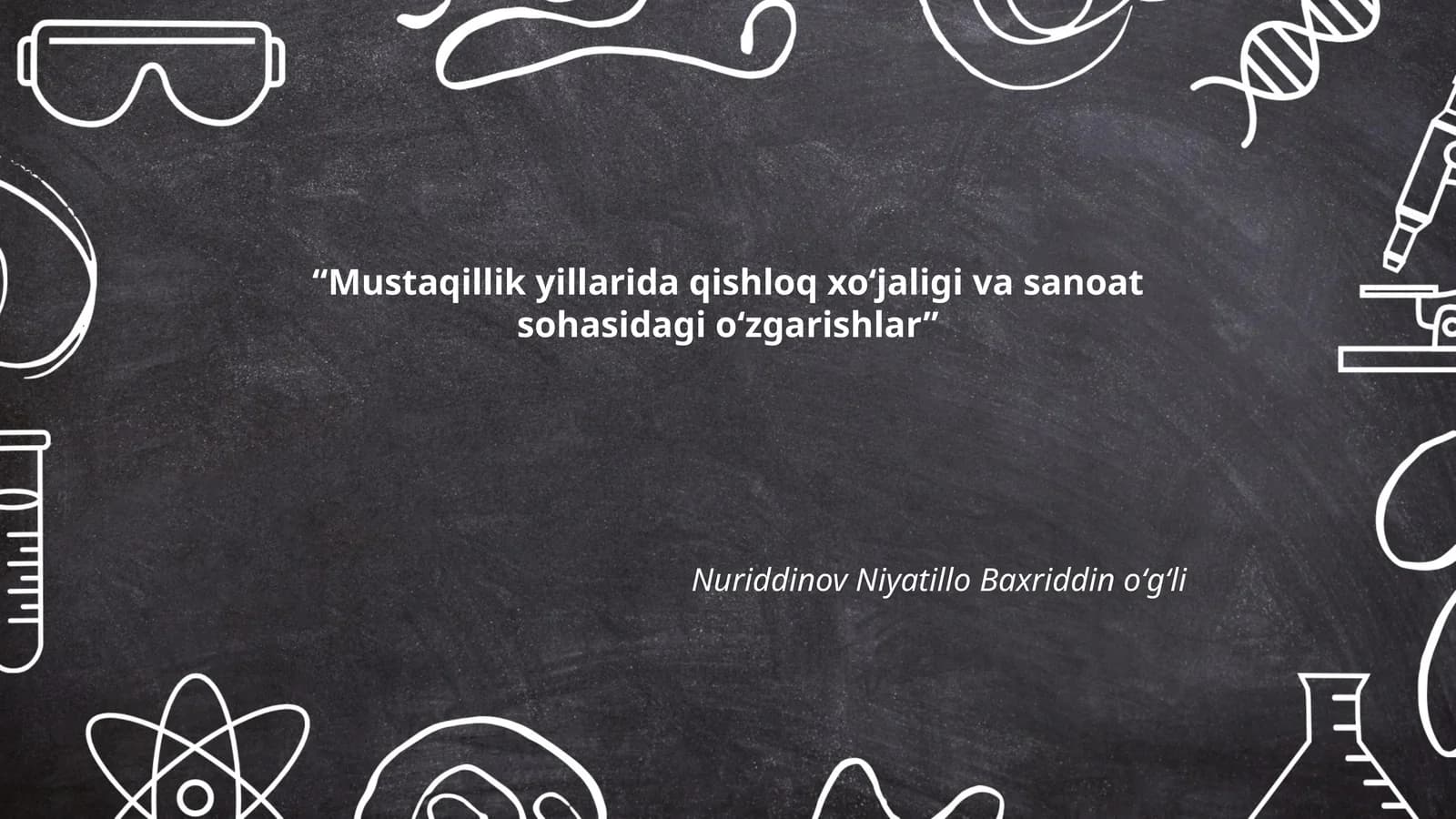 Mustaqillik yillarida qishloq xo‘jaligi va sanoat sohasidagi o‘zgarishlar