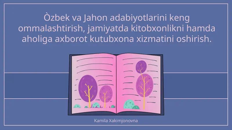 Kitobxonlik madaniyatini rivojlantirish