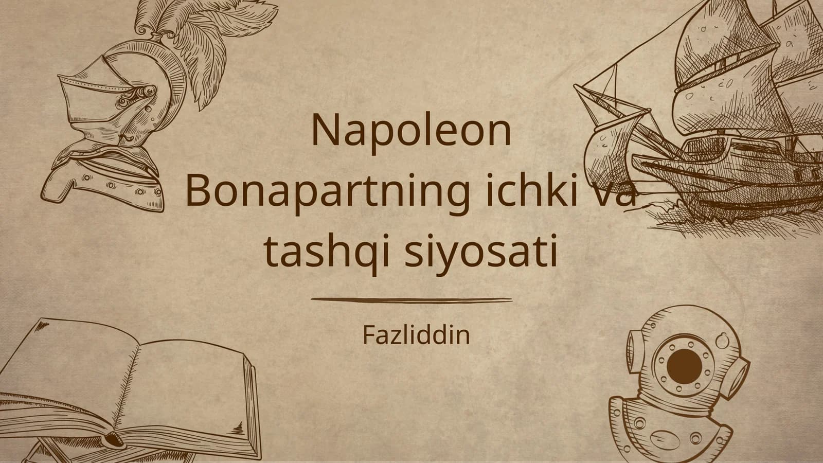 Napoleon Bonapartning ichki va tashqi siyosati