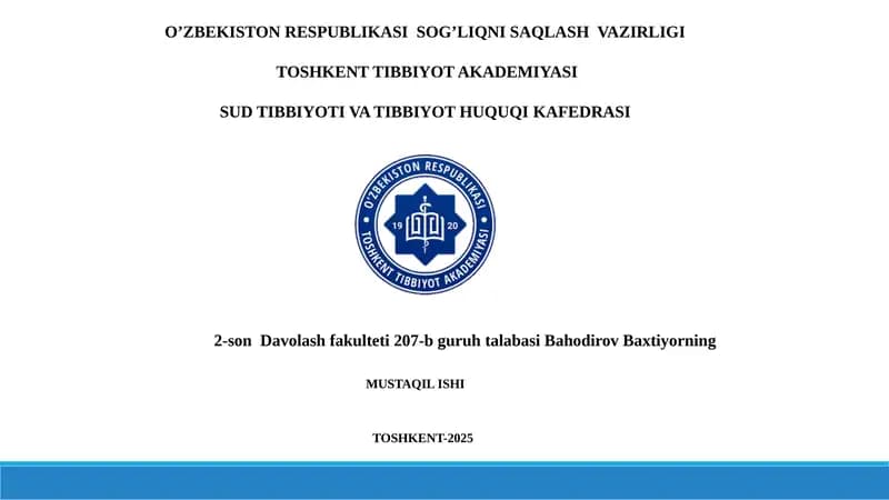 Murda donorligining rozilik prezumpsiyasi modeli