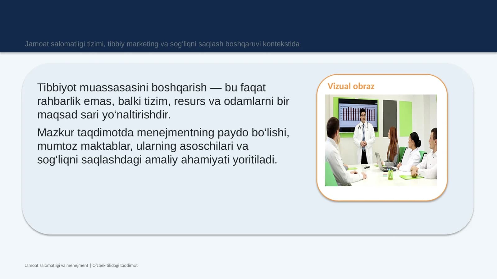 MENEJMENT MAKTABLARI VA MUMTOZ MAKTABLARI