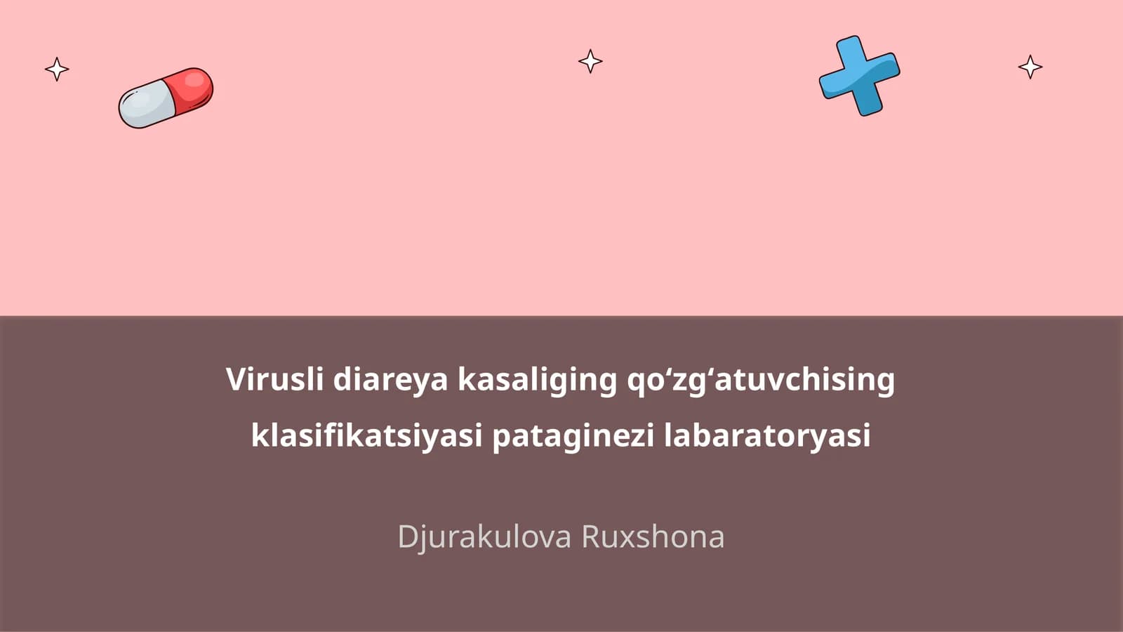 Virusli diareya kasaliging qoʻzgʻatuvchising klasifikatsiyasi pataginezi labaratoryasi