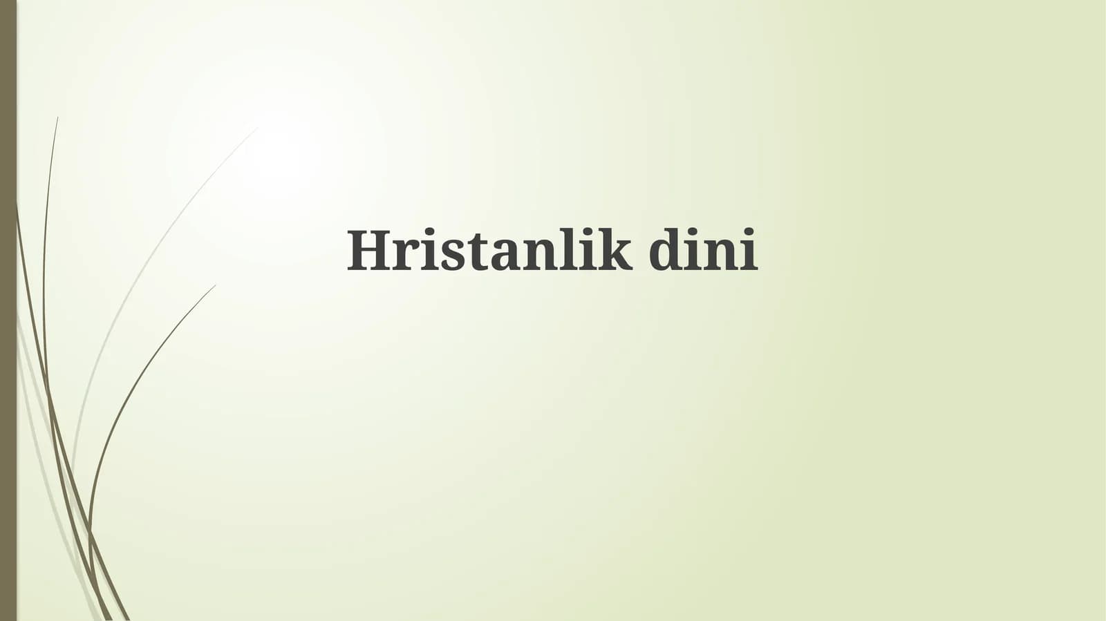 Xristianlik: Tarix va Asosiy E'tiqodlar