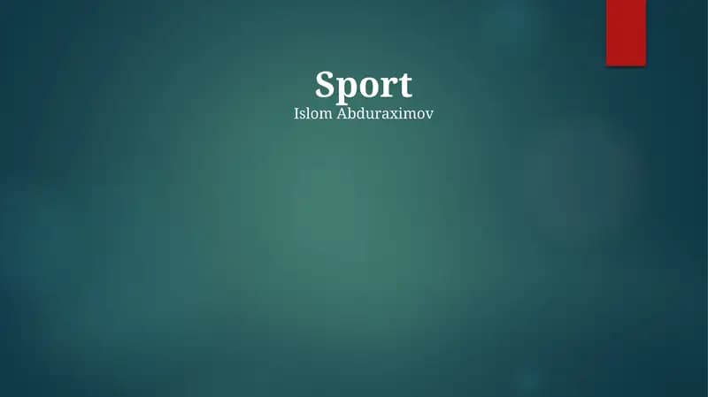 Sport