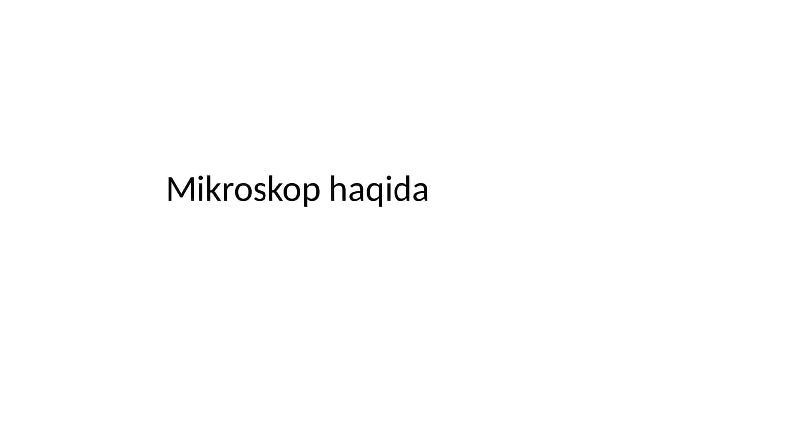 Mikroskop